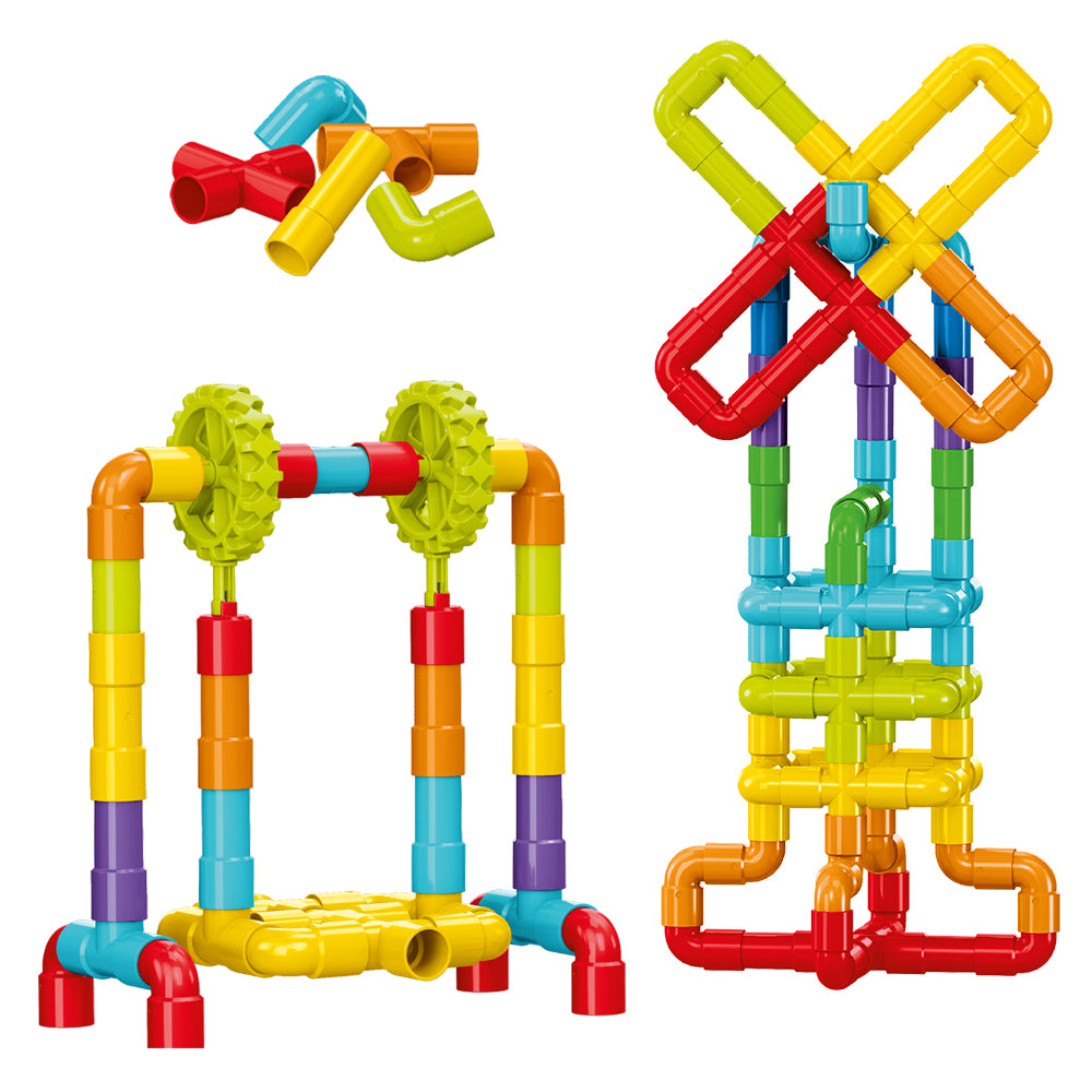 Klocki Małych Geniuszy ZŁĄCZKI – 88 elementów