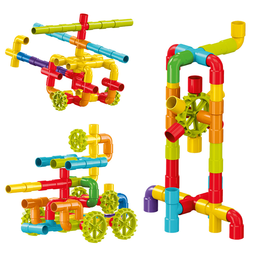 Klocki Małych Geniuszy ZŁĄCZKI – 88 elementów