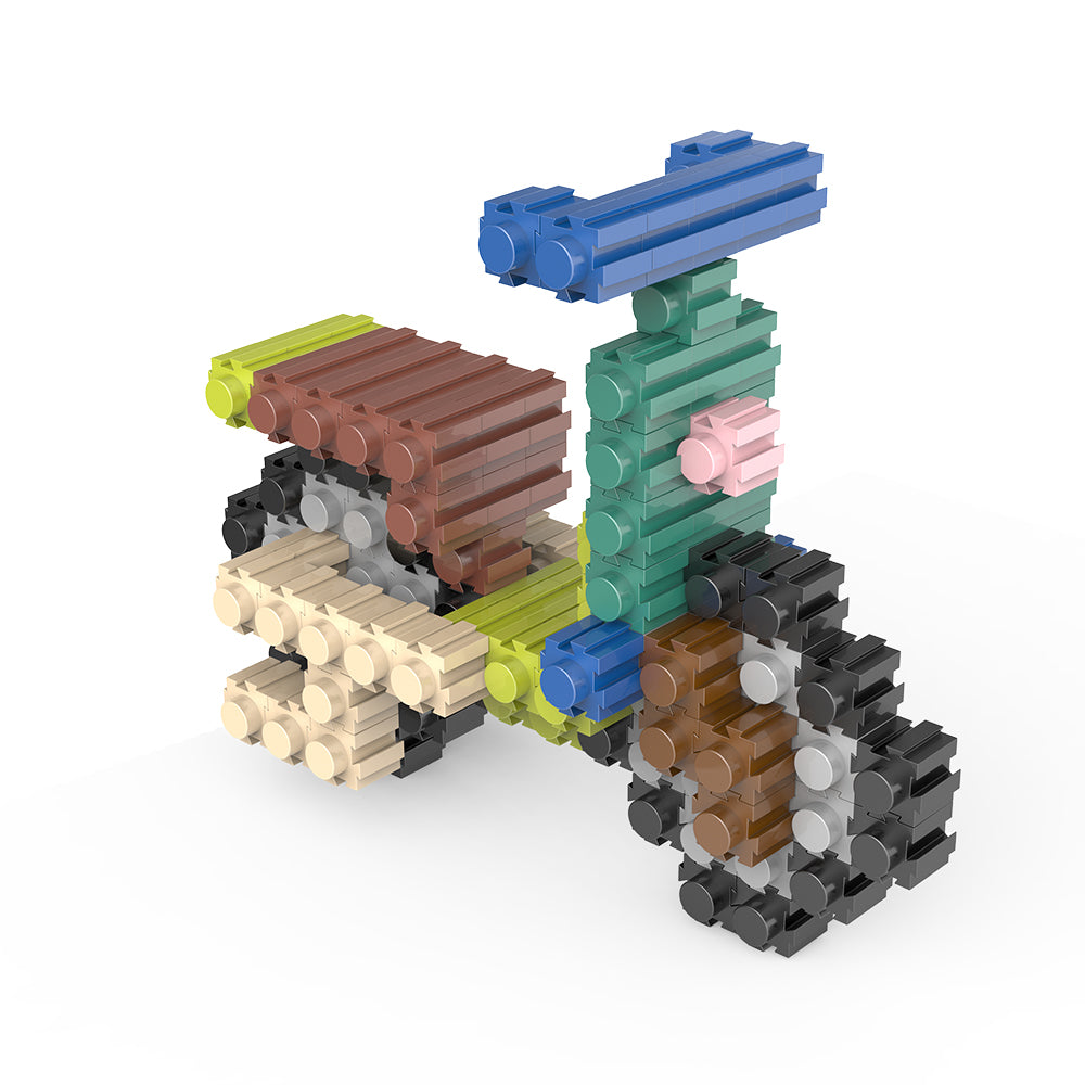 Mega-zestaw klocków konstrukcyjnych - 1485 elementów (685 elementów + 800 elementów)