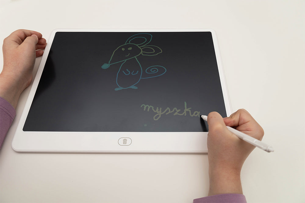Duży kolorowy tablet do rysowania z rysikiem – 16 cali