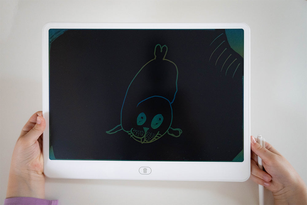 Duży kolorowy tablet do rysowania z rysikiem – 16 cali