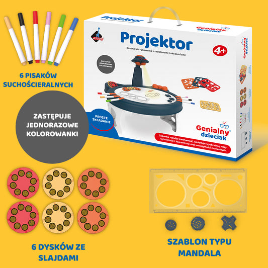 Interaktywny projektor do nauki rysowania