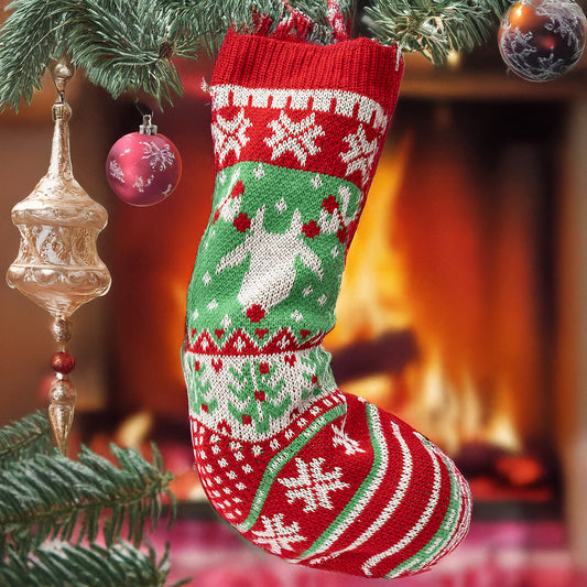 Świąteczna skarpeta na prezenty