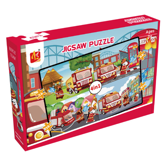 Puzzle 4w1 – Straż pożarna
