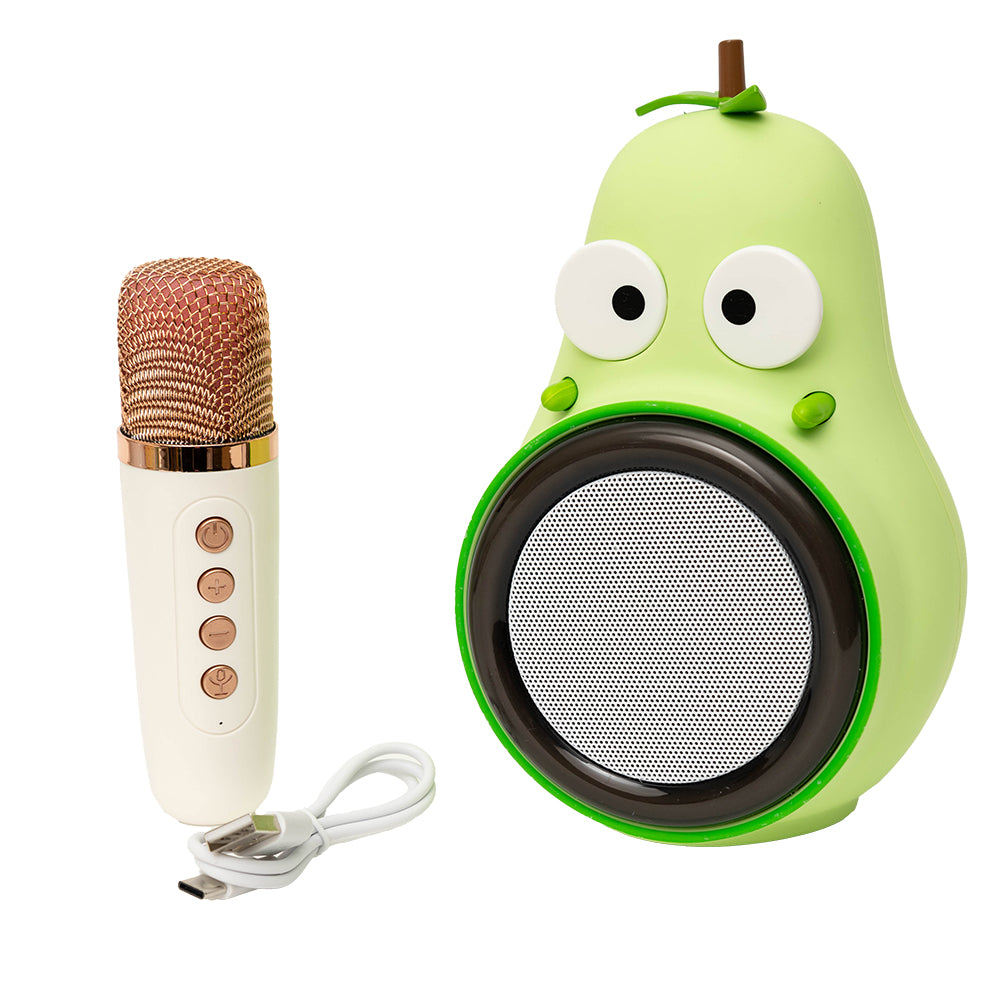 Zestaw do karaoke GRUSZKA – głośnik i mikrofon Bluetooth