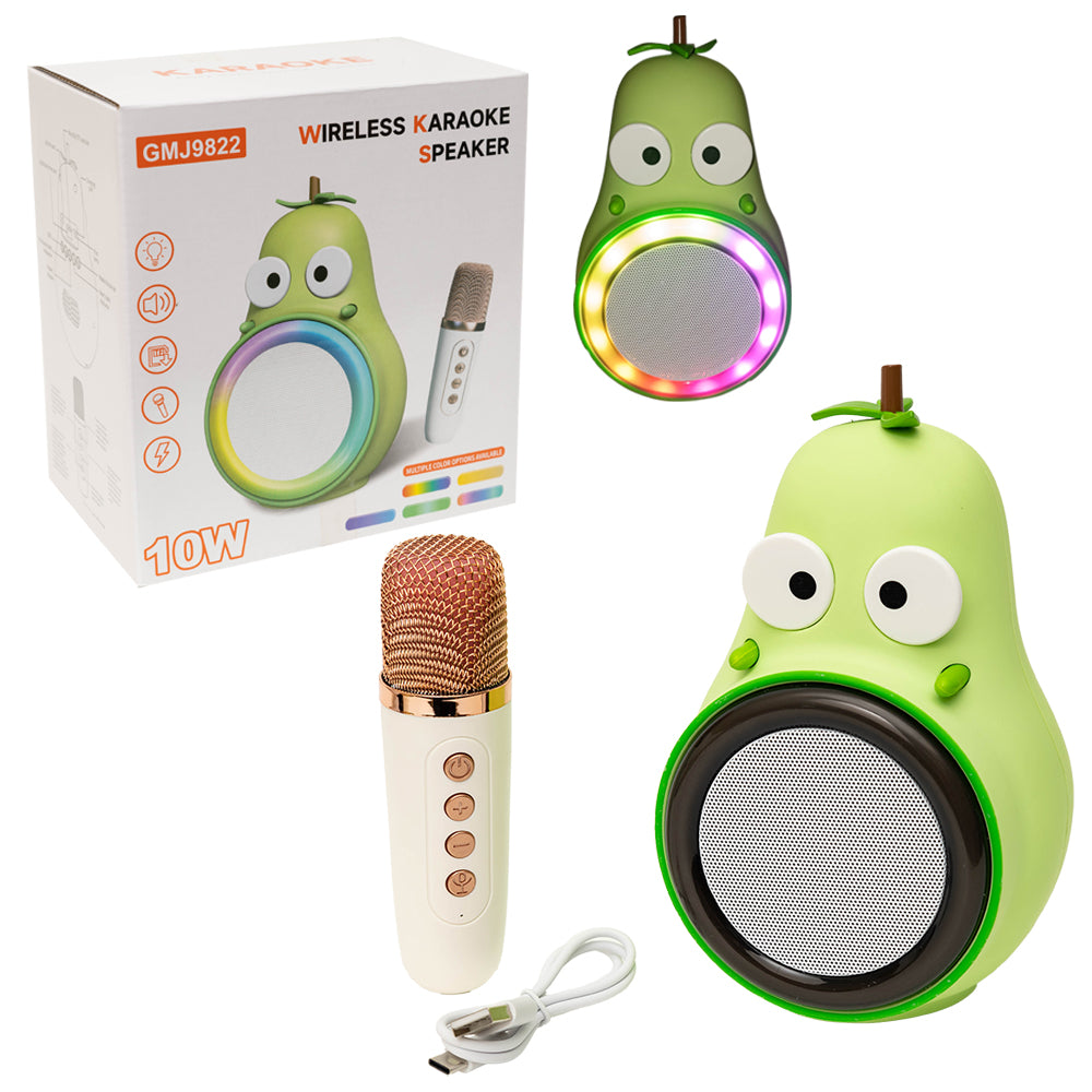 Zestaw do karaoke GRUSZKA – głośnik i mikrofon Bluetooth