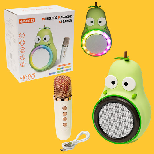 Zestaw do karaoke GRUSZKA – głośnik i mikrofon Bluetooth