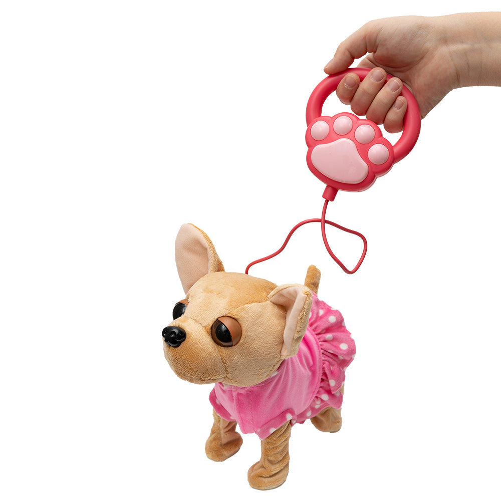 Interaktywny piesek Chihuahua na smyczy