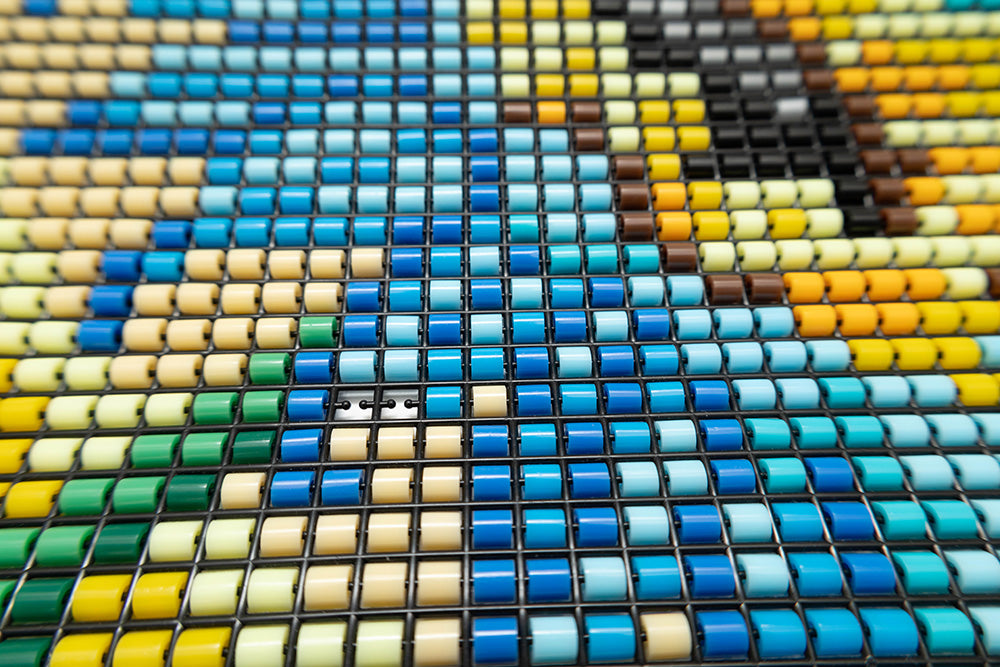 Koralikowy obraz - Słonecznik