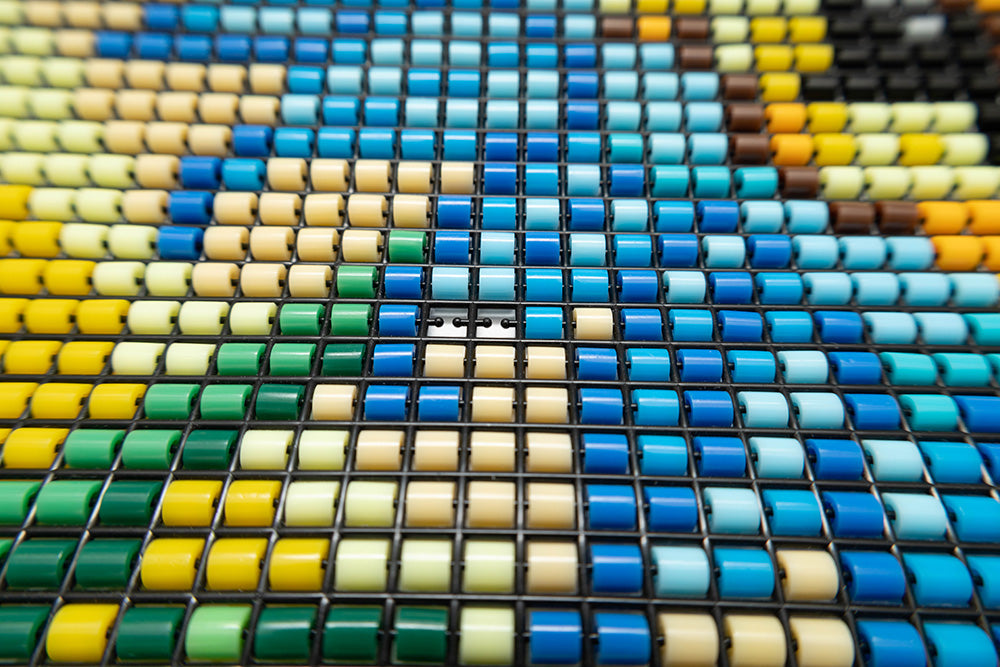 Koralikowy obraz - Słonecznik