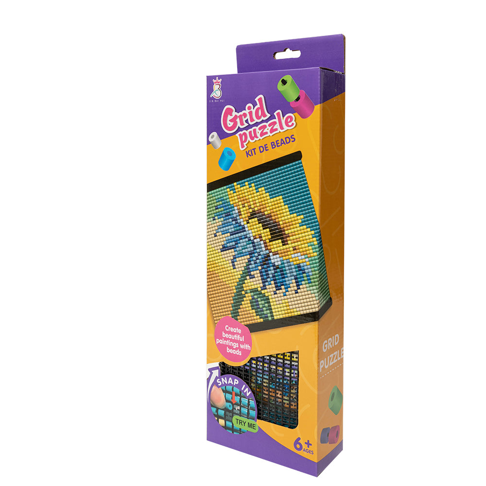 Koralikowy obraz - Słonecznik