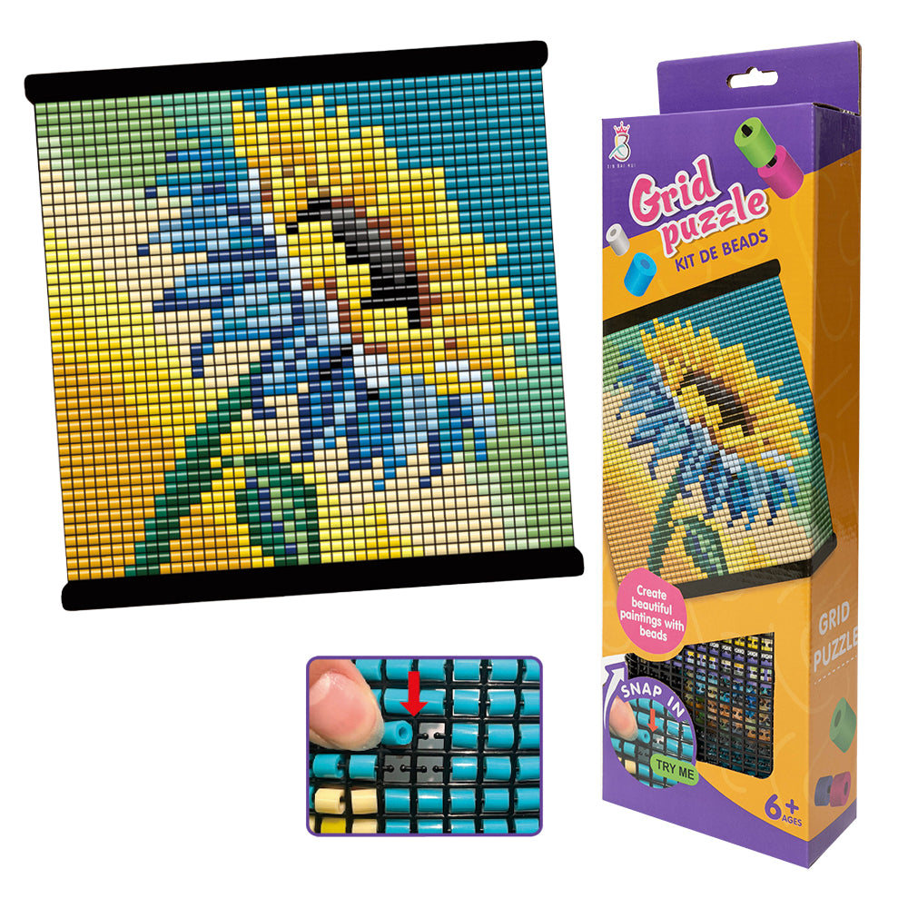 Koralikowy obraz - Słonecznik