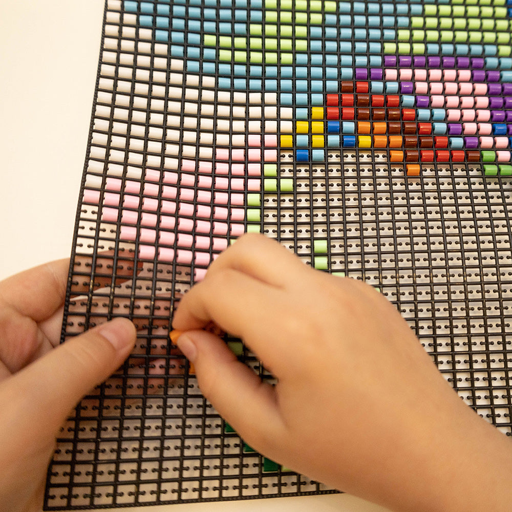 Koralikowy obraz - Paw