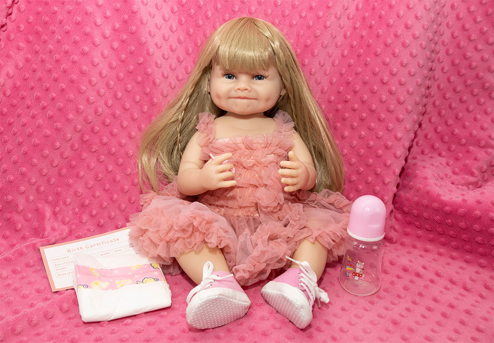 Realistyczna lalka bobas – dziewczynka 52 cm