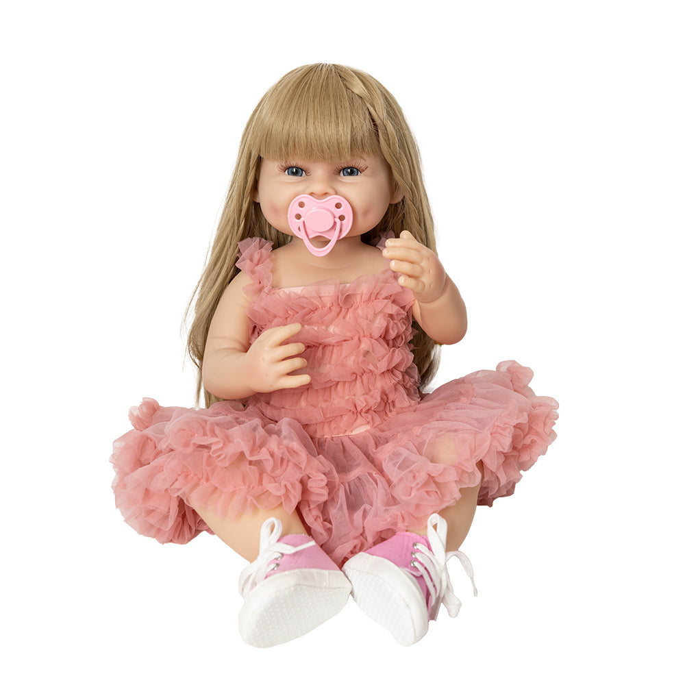 Realistyczna lalka bobas – dziewczynka 52 cm