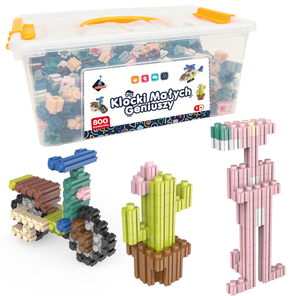 Klocki Małych Geniuszy – 800 elementów