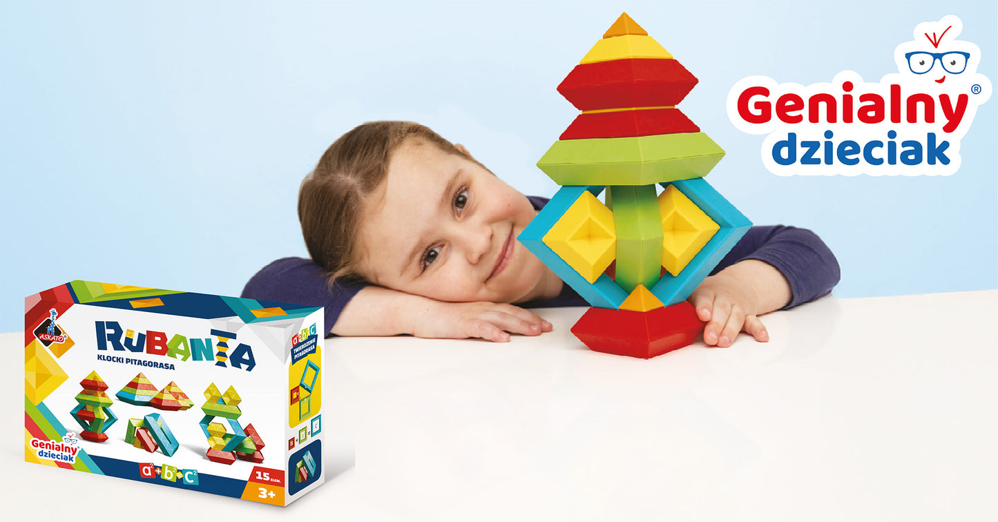 Rubanta klocki Pitagorasa 15 elem.