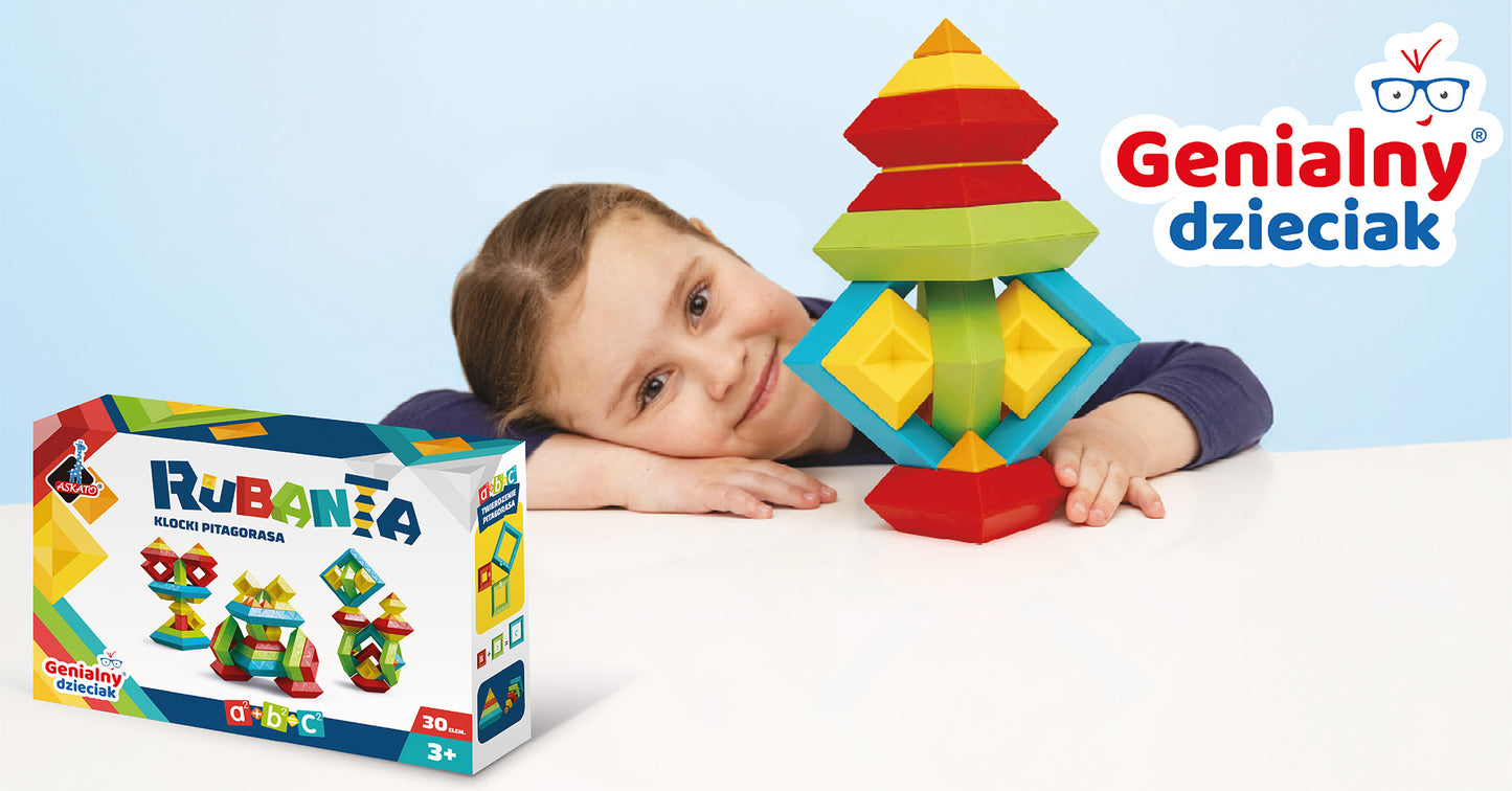 Rubanta klocki Pitagorasa 30-elementów