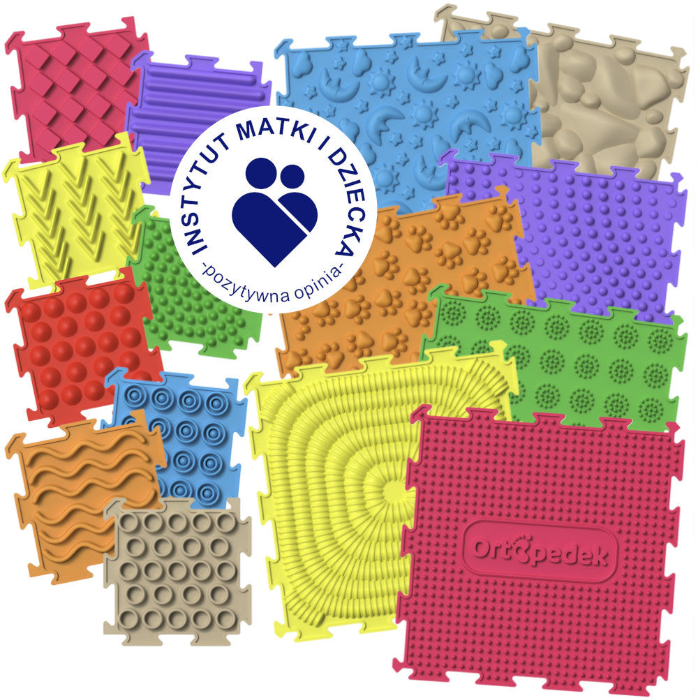 ORTOPEDEK Zestaw mat sensorycznych - 15 elementów