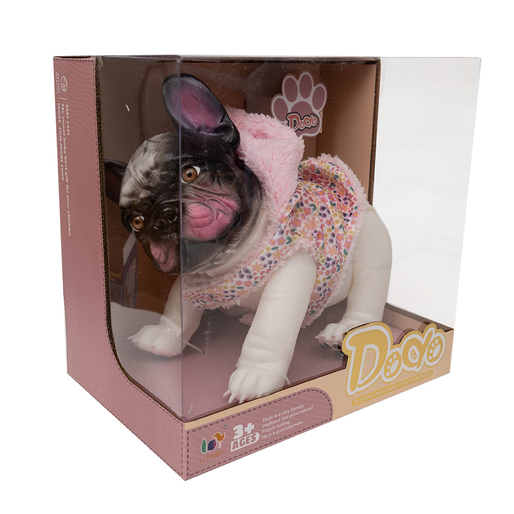 Lalka – biały buldog francuski