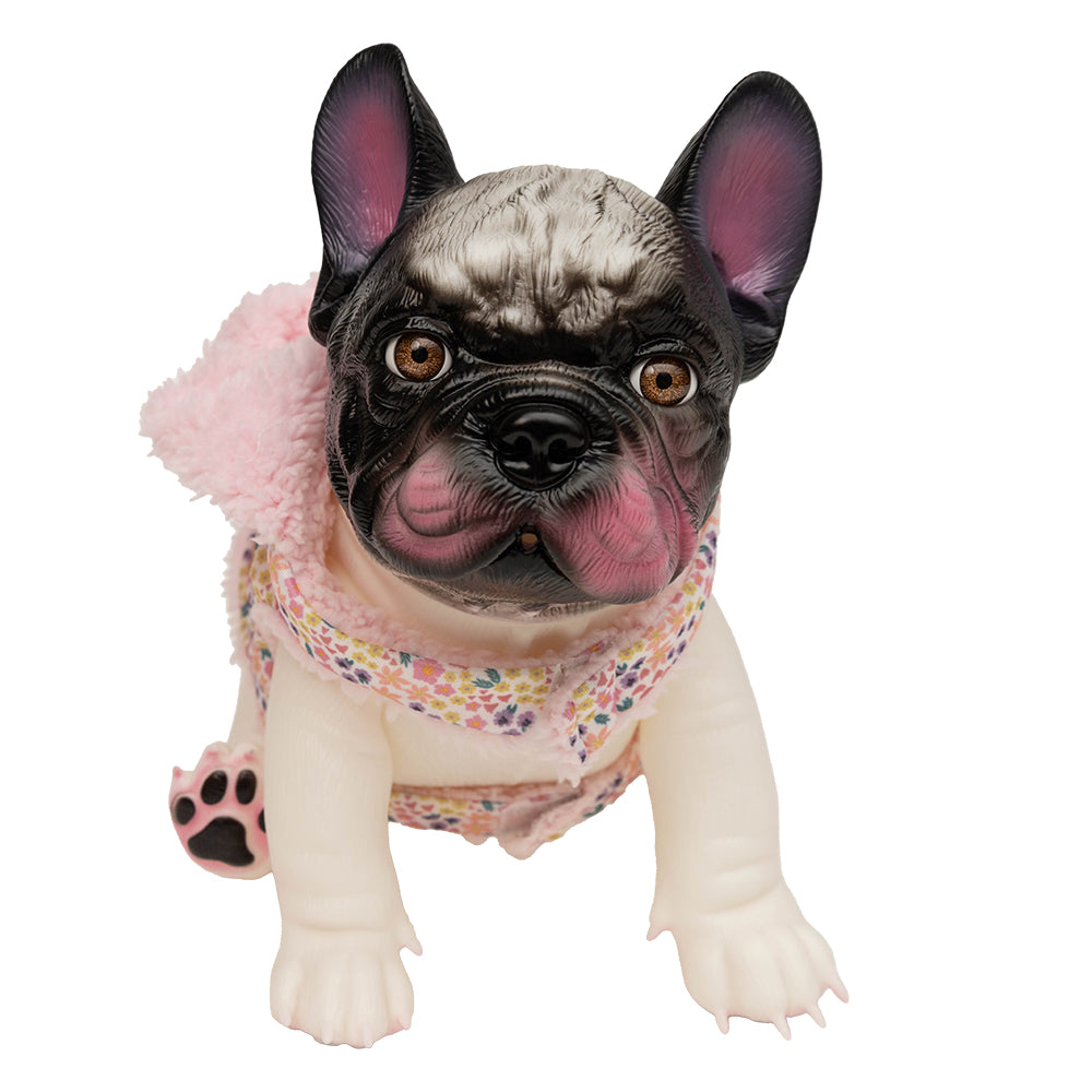 Lalka – biały buldog francuski