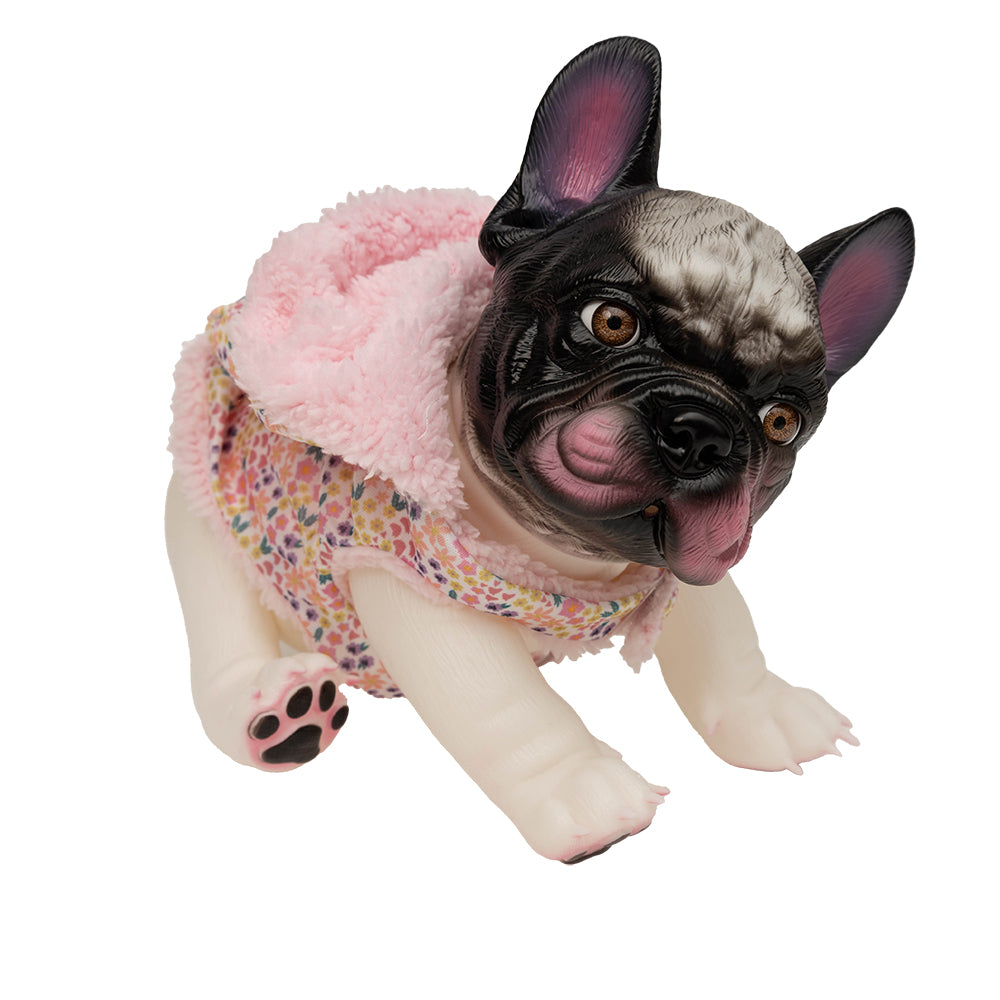 Lalka – biały buldog francuski