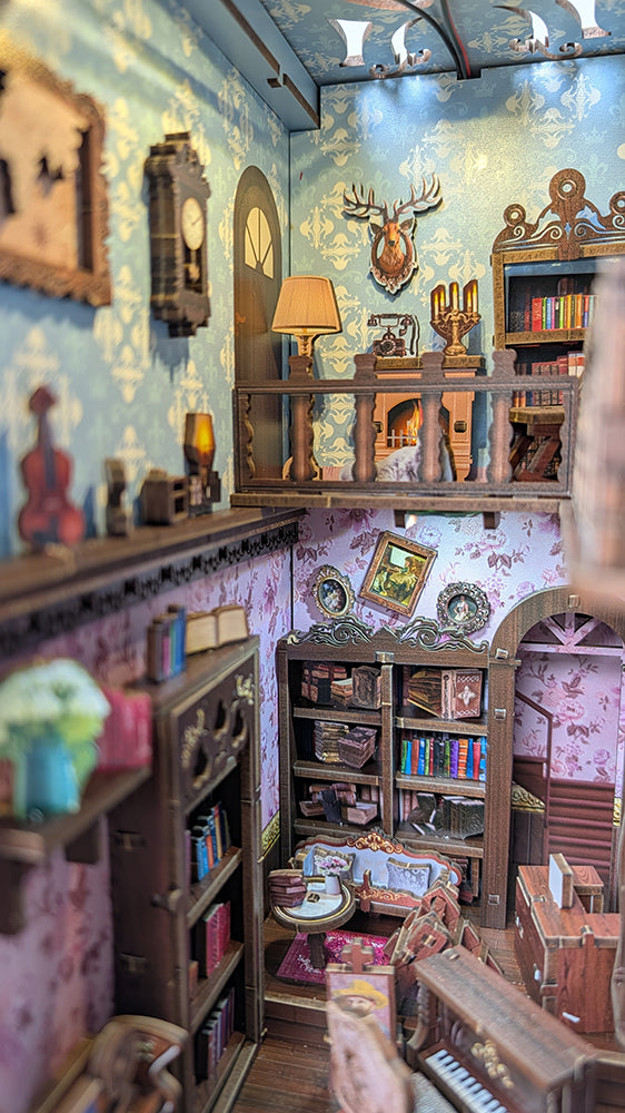 Książkowy Zakątek - Book Nook ze światełkiem Księgarnia