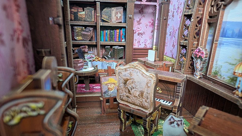 Książkowy Zakątek - Book Nook ze światełkiem Księgarnia