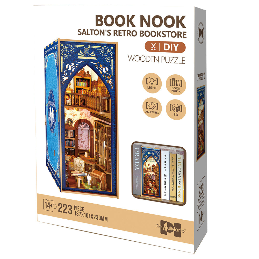 Książkowy Zakątek - Book Nook ze światełkiem Księgarnia