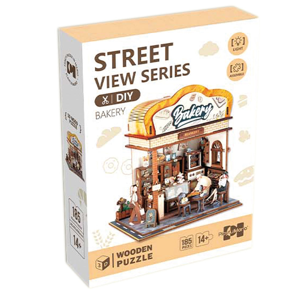 Uliczny Zakątek 3D z oświetleniem Piekarnia - 179 elementów