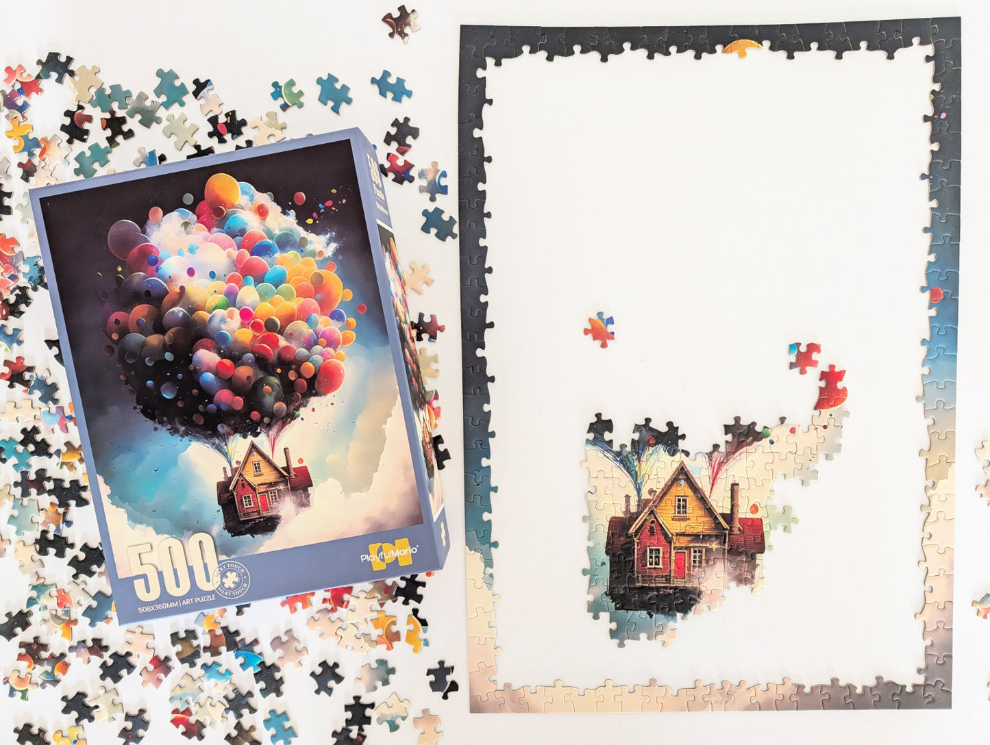 Puzzle Latający Domek - 500 elementów