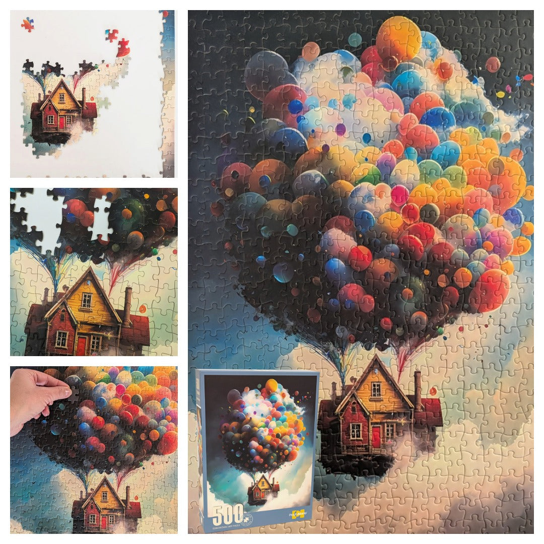 Puzzle Latający Domek - 500 elementów