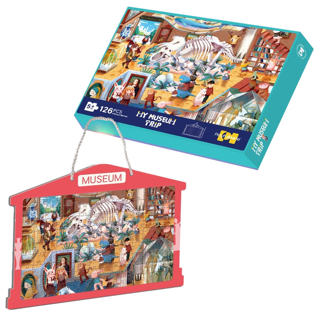 Puzzle z ramką Muzeum – 126 elementów