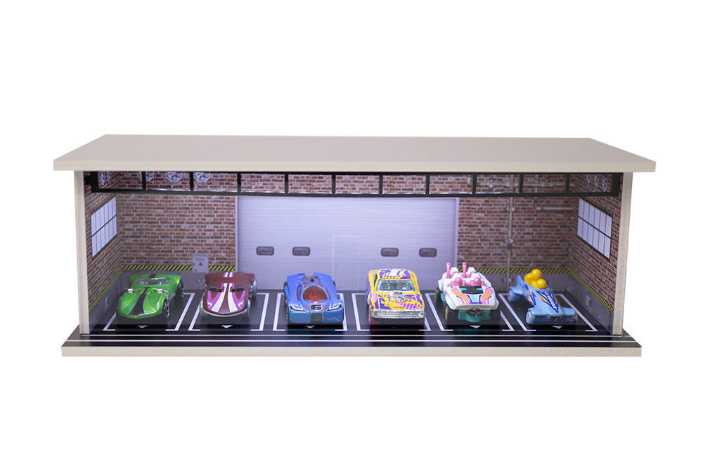 Podświetlana gablota dla autek – 6 miejsc