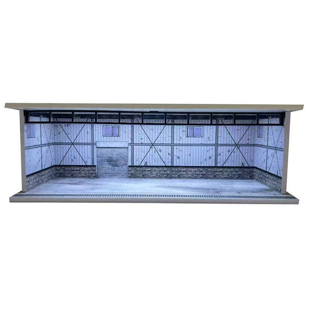 Podświetlana gablota dla autek – garaż