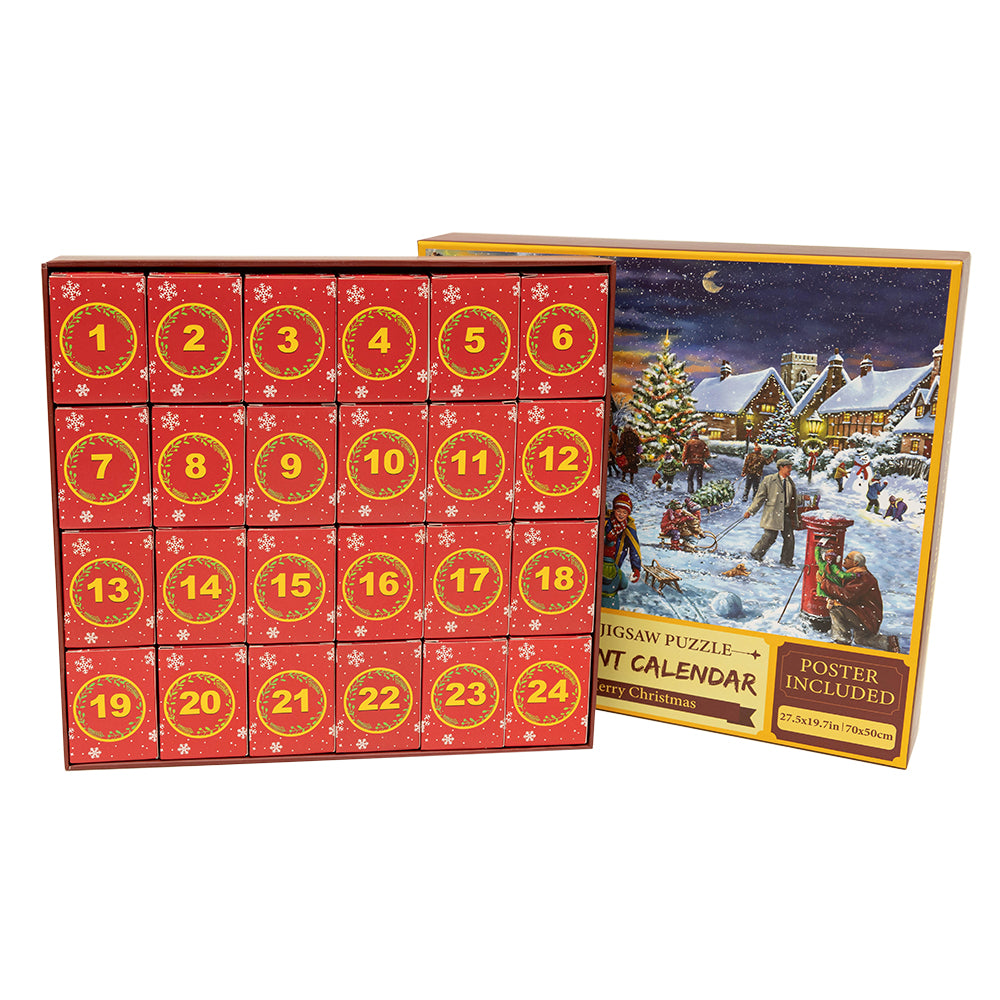 Kalendarz Adwentowy Zimowa zabawa – 1008 elementów