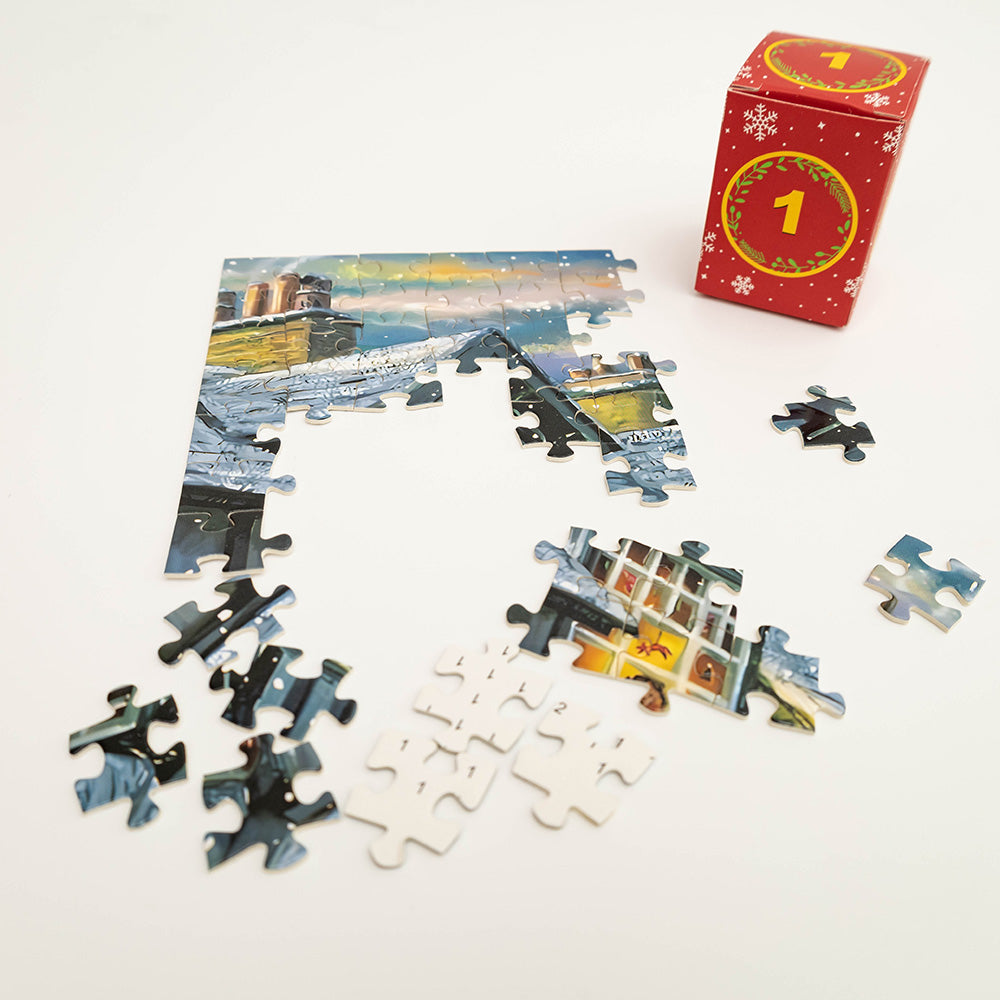 Kalendarz Adwentowy Zimowa zabawa – 1008 elementów