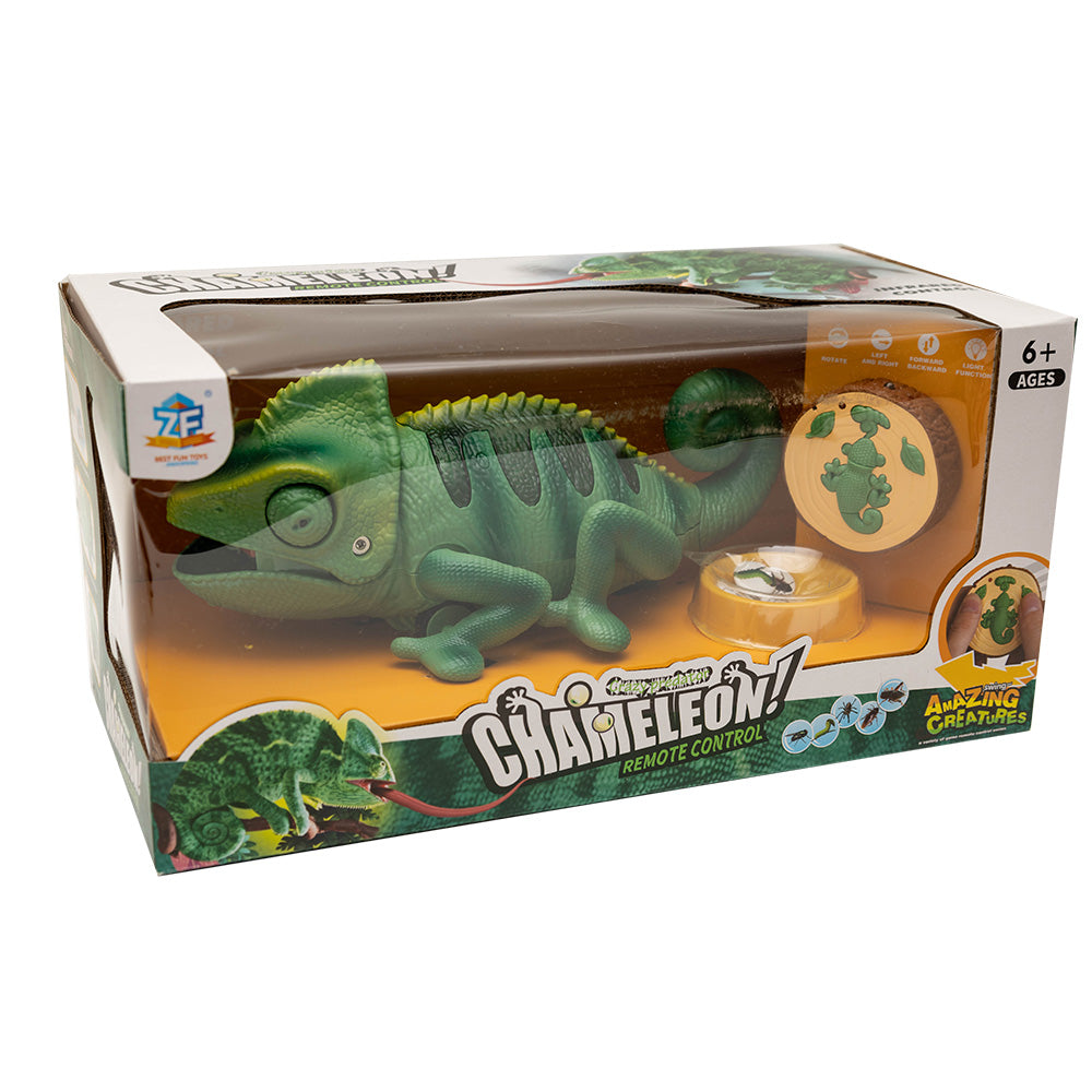 Interaktywny kameleon na pilota