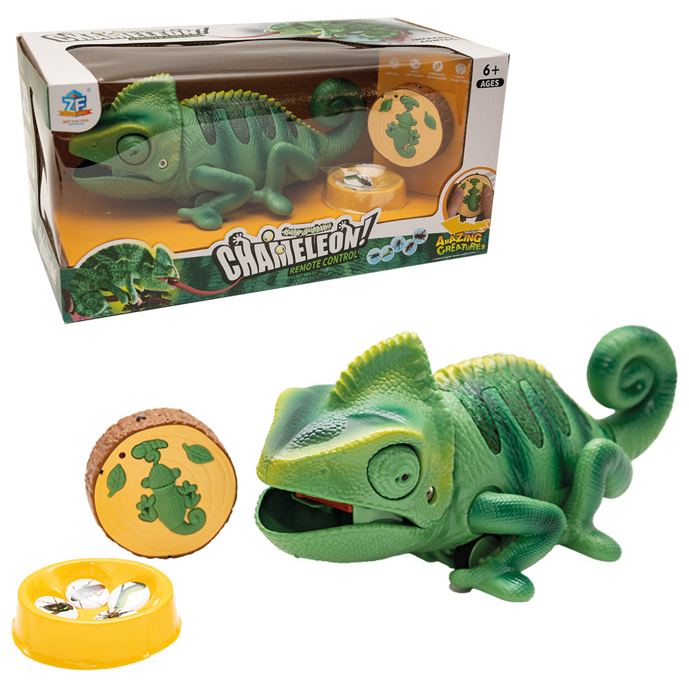 Interaktywny kameleon na pilota