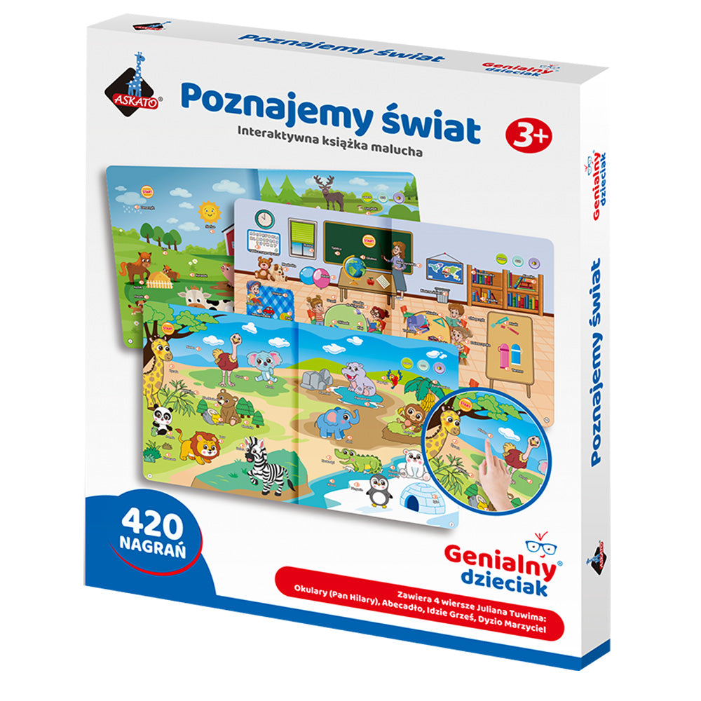 Książeczka interaktywna dla malucha - Poznajemy Świat