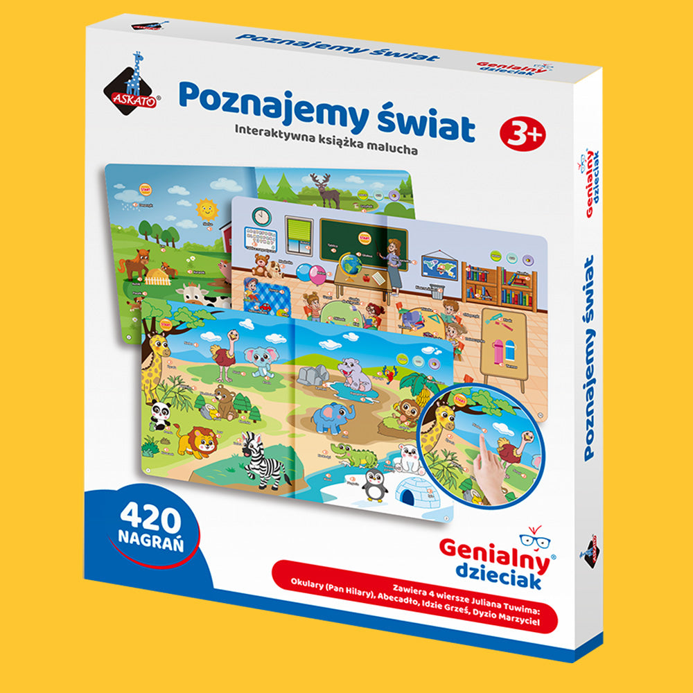 Książeczka interaktywna dla malucha - Poznajemy Świat