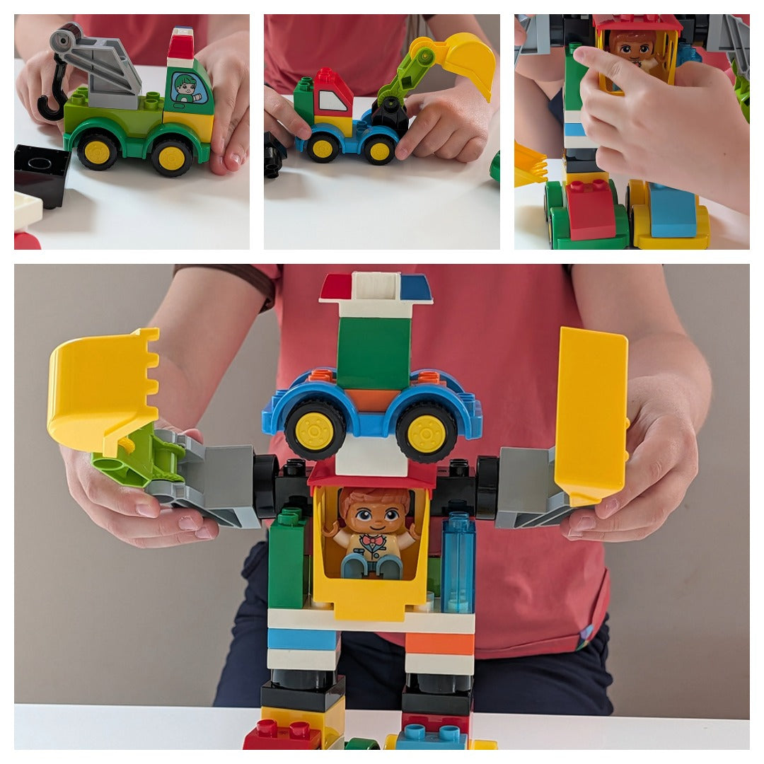 Klocki Małych Geniuszy RoboGiant – 49 elementów