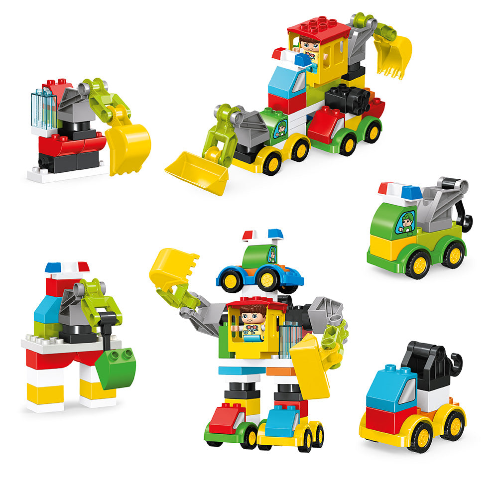 Klocki Małych Geniuszy RoboGiant – 49 elementów