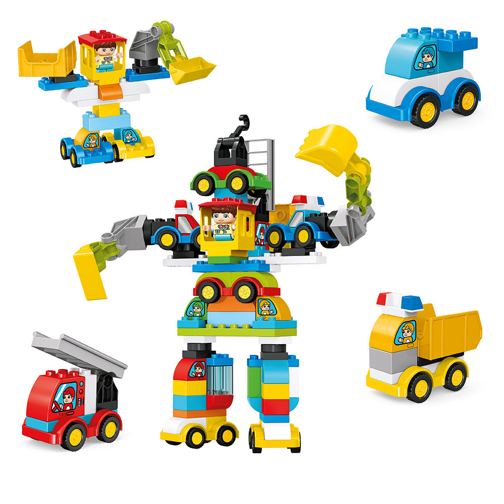 Klocki Małych Geniuszy RoboGiant MAXi – 93 elementów