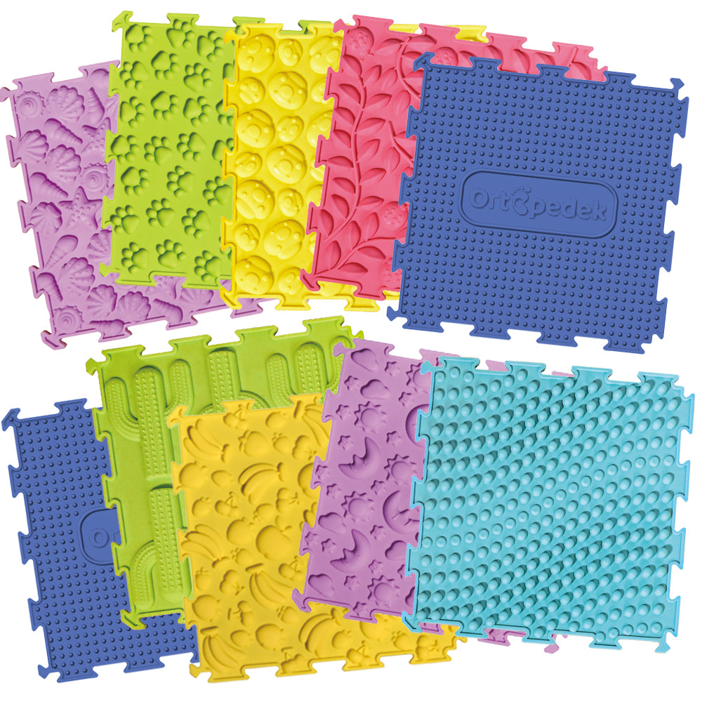 ORTOPEDEK Zestaw mat sensorycznych - 10 elementów