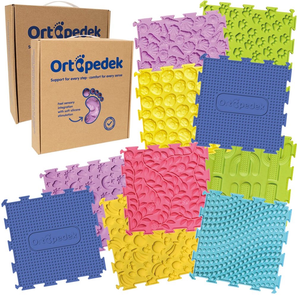 ORTOPEDEK Zestaw mat sensorycznych - 10 elementów