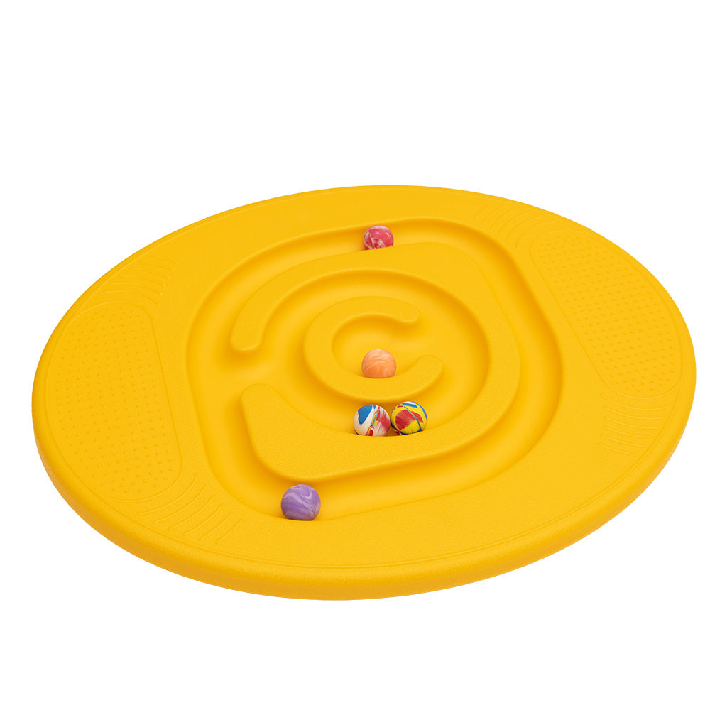 Aktywny Maluch Balansująca Deska - Równoważnia żółta