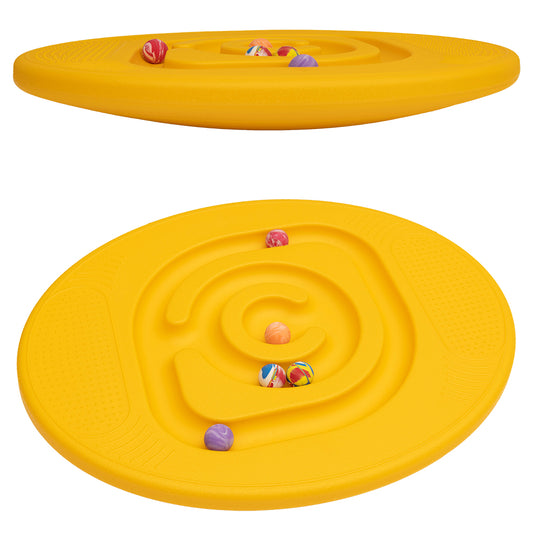 Aktywny Maluch Balansująca Deska - Równoważnia żółta