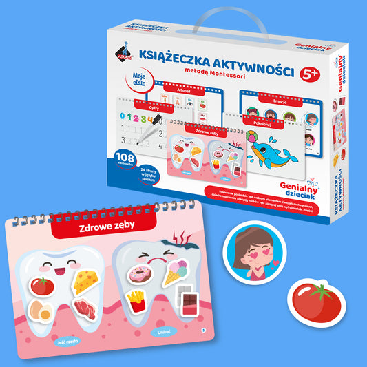 Genialny Dzieciak - Książeczka edukacyjna moje ciało