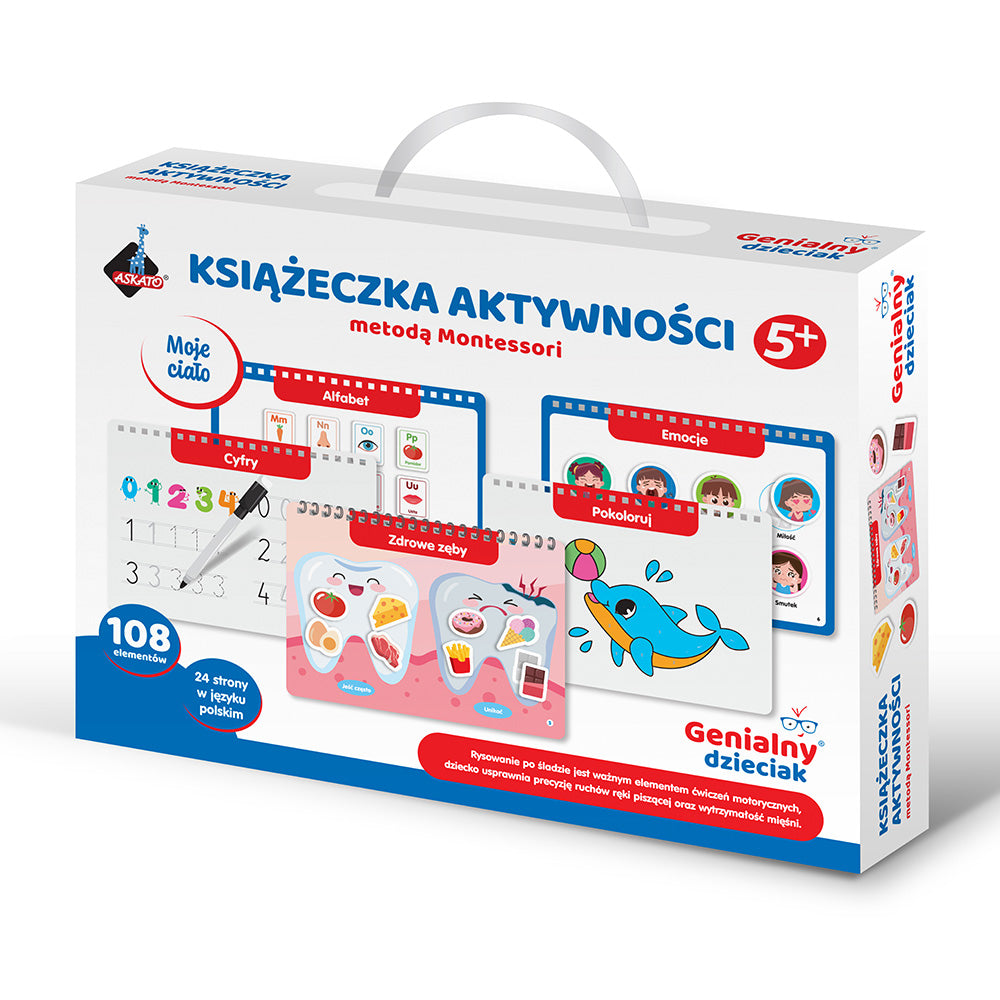 Genialny Dzieciak - Książeczka edukacyjna moje ciało